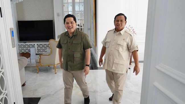 Meskipun Batal Jadi Cawapres, Erick Thohir Masih Mendukung Prabowo