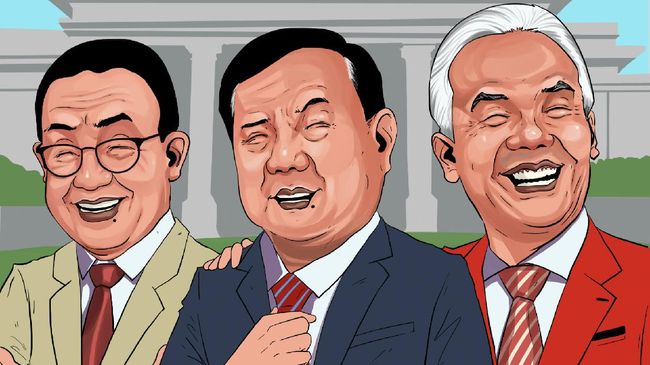 Prabowo vs. Ganjar vs. Anies: Siapa yang akan menang?