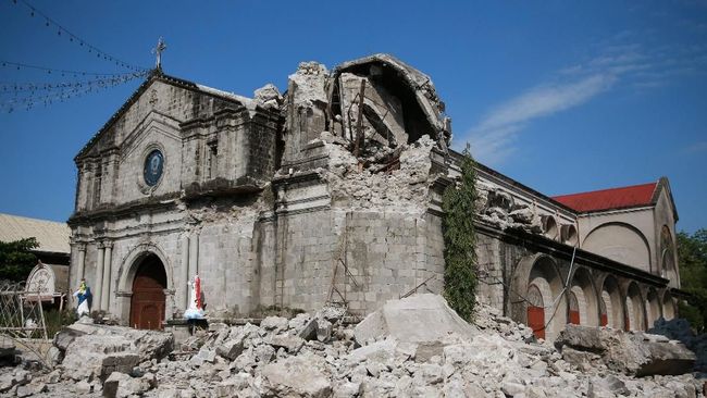 Guncangan Gempa Magnitudo 6,7 Terjadi di Filipina