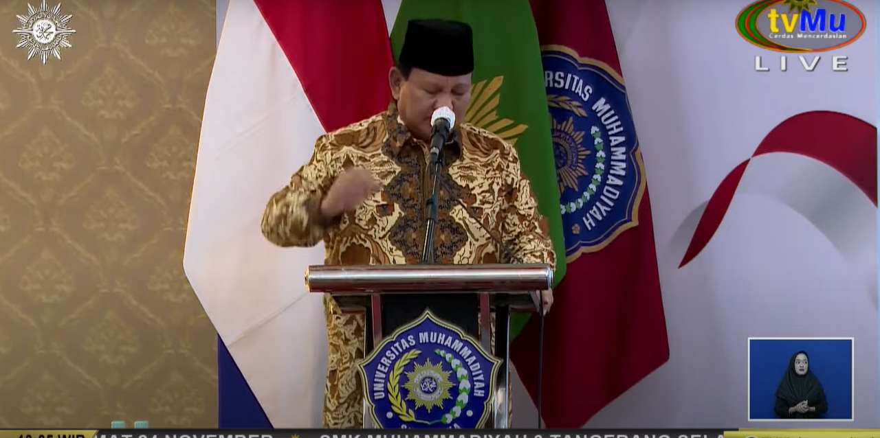 Prabowo Subianto Membahas Komitmen Kesejahteraan Rakyat dan Keadilan Sosial dalam Dialog Publik Muhammadiyah