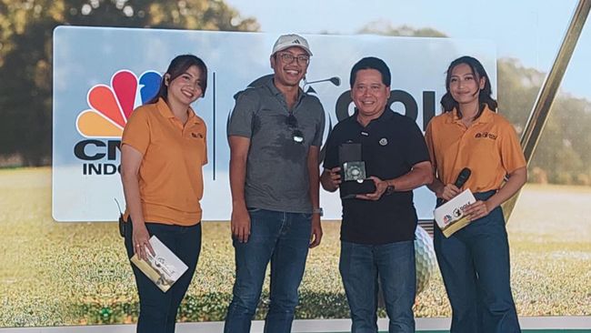 Banker Enthusiastically Participate in CNBC Indonesia Golf Tournament 2023