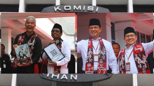 Siapa yang Unggul antara Ganjar-Mahfud dan Anies-Imin Menurut Indikator?