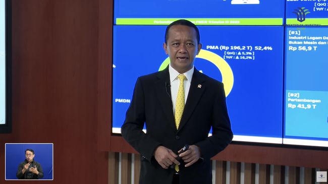 Bahlil Minta Investor Tidak Jual Saham Vale dengan Harga Tinggi 14%