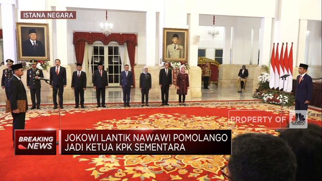 Nawawi Pomolango Secara Resmi Terpilih Sebagai Ketua KPK Sementara