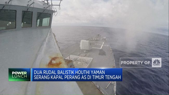 Serangan Rudal Balistik Houthi Yaman Terhadap Kapal Perang AS di Timur Tengah