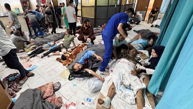 Israel Melancarkan Serangan di Sekolah di Gaza, Sebanyak 200 Orang Tewas