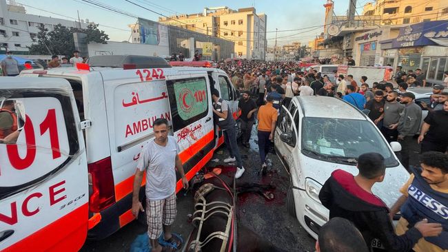 Kekejaman Mengerikan! Serangan Israel pada Ambulans di Gaza Menyebabkan 15 Korban Tewas