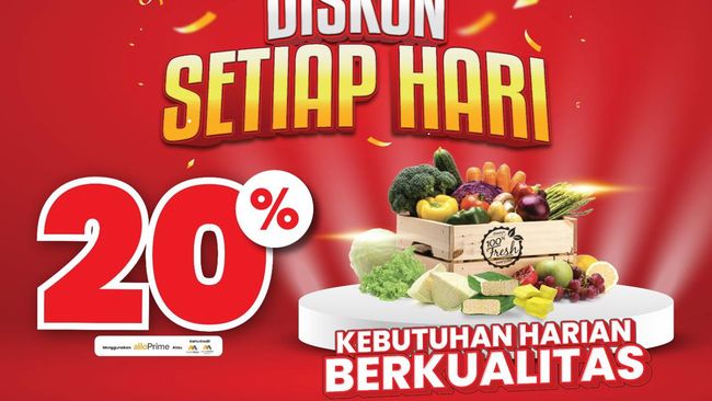 Hari Ini Mulai, Beli Daging dan Buah dengan Diskon 20% di Transmart!