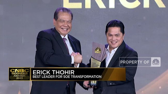 Erick Thohir Receives Accolade as the Best Leader for State-Owned Enterprise Transformation