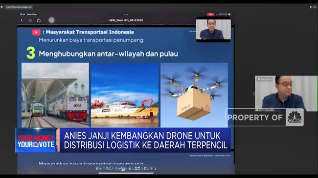 Anies Berjanji Mengembangkan Drone untuk Distribusi Logistik ke Daerah 3T