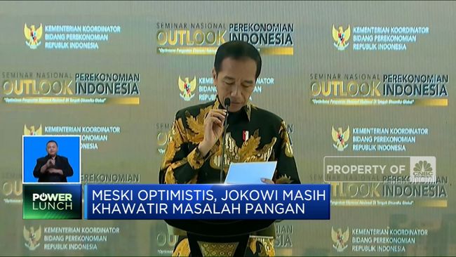 Jokowi Optimis Pertumbuhan Ekonomi 2024 Meningkat 5%, Tetapi Merasa Cemas Terkait Ketersediaan Pangan