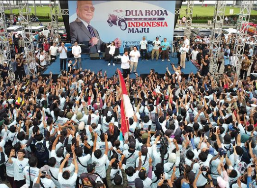 Prabowo Mengucapkan Terima Kasih kepada Para Pengemudi Ojol Jakarta ‘All In Prabowo’ atas Dukungan Mereka