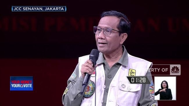 Mahfud Mengakhiri Debat Cawapres dengan Menyanyikan Lagu Ebiet G.Ade