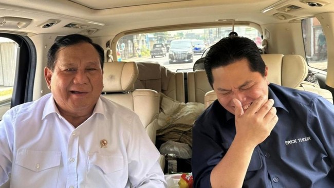 Erick Thohir Menitipkan Amanah Masa Depan Bangsa Indonesia pada Prabowo Subianto