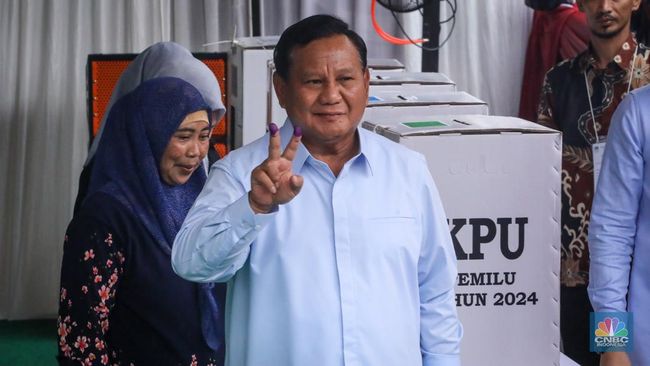 Quick Count PRC: Prabowo-Gibran Menduduki Posisi Teratas dengan Perolehan Hampir 60% Suara