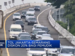 Video: Diskon 20% untuk Pemudik di Tol Jakarta-Semarang