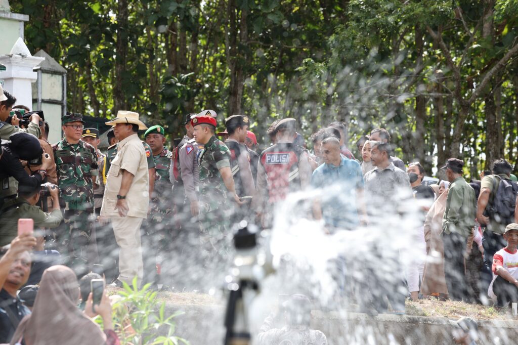 Prabowo Subianto Memberikan Bantuan Sumber Air Bersih di Gunungkidul yang Meningkatkan Produktivitas Panen 3 Kali Lipat