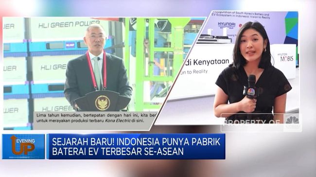 Sejarah Baru! Indonesia Kini Memiliki Pabrik Baterai EV Terbesar di Asean