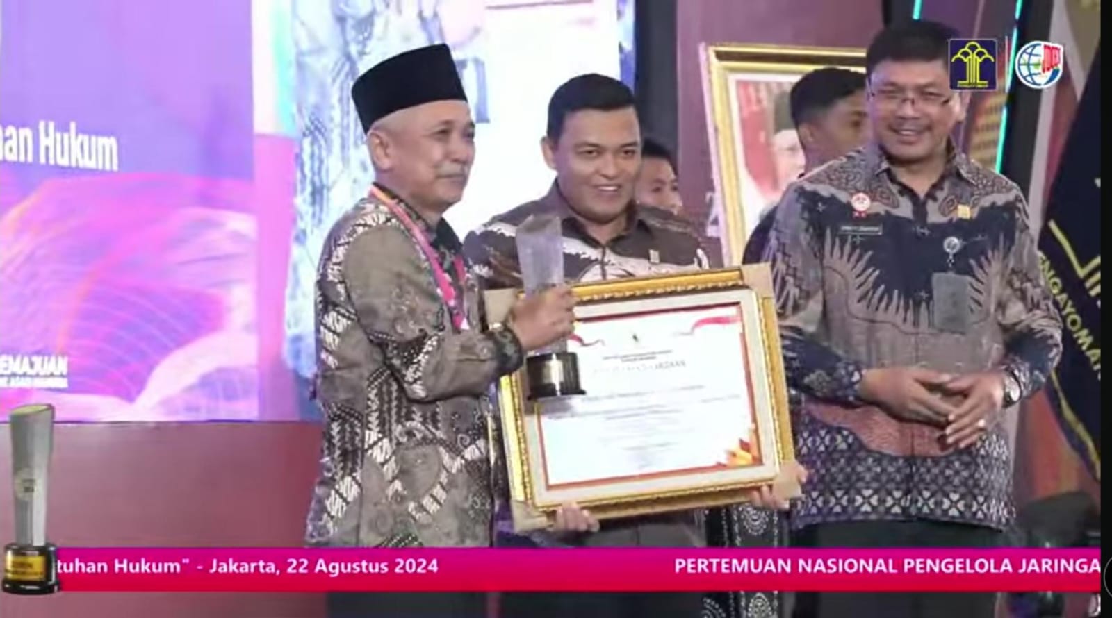 DPRD Pangandaran Raih Gelar Juara 1 Terbaik Nasional di JDIH 2024