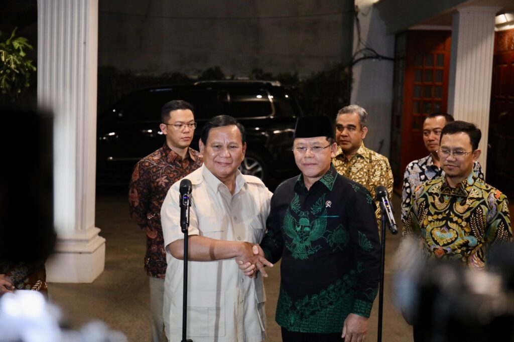 PPP Chairman Pledges Support for Prabowo-Gibran Administration after Meeting with Prabowo Subianto