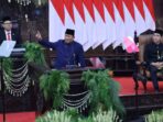 Plenary Session of the People’s Consultative Assembly (MPR) of the Republic of Indonesia for the Inauguration of the President and Vice President-Elect for the 2024-2029 Term in Jakarta on October 20, 2024