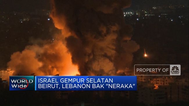 Israel Melancarkan Serangan Besar, Beirut Seperti Neraka